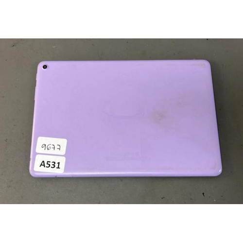 9677 - AMAZON KINDLE/ MODEL: TG425K/ PURPLE