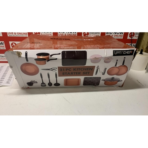 1005 - URBN CHEF 21 PIECE KITCHEN STARTER SET
