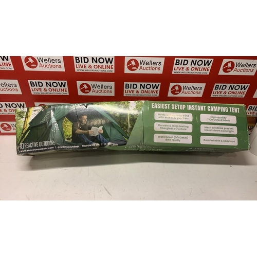 1006 - REACTIVE OUTDOORS 3 SECS LARGER TENT