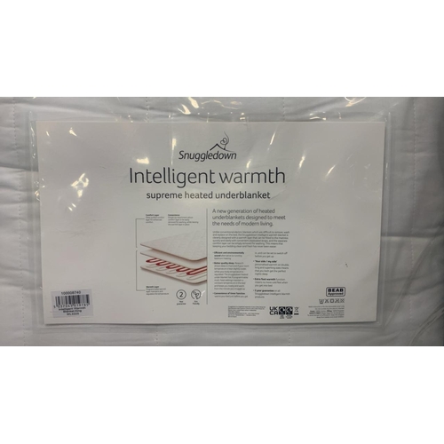 1011 - SNUGGLEDOWN INTELLIGENT WARMTH SUPREME HEATED UNDERBLANKET KING SIZE