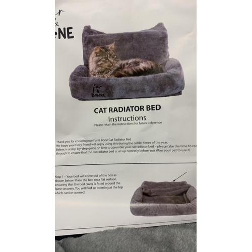 1014 - FUR & BONE CAT BED RADIATOR