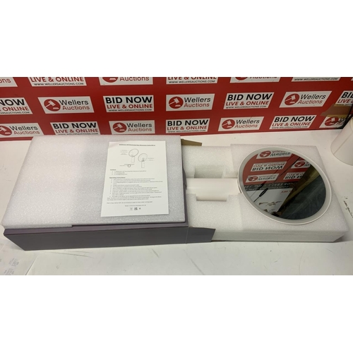 1019 - BELLALICIOUS LED ILLUMINATED NON MOVEMENT VANITY MIRROR