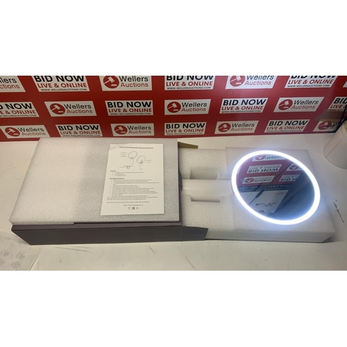 1019 - BELLALICIOUS LED ILLUMINATED NON MOVEMENT VANITY MIRROR