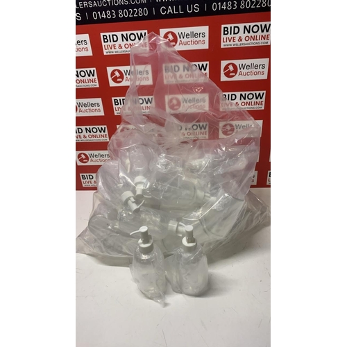 1022 - LARGE BAG OF SOAPS DISPENSERS