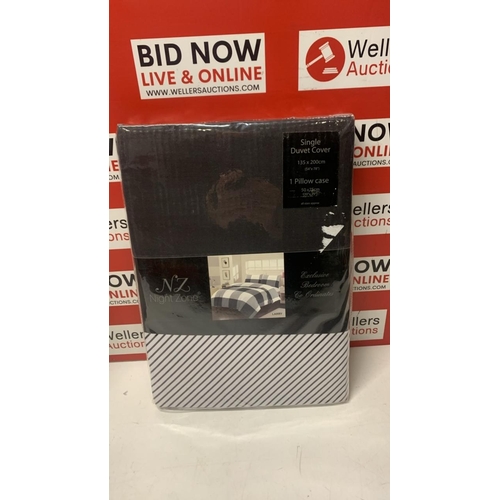1027 - 1 X NIGHT ZONE SINGLE DUVET COVER SET