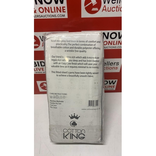 1033 - COTTON KING FITTED KING SHEET