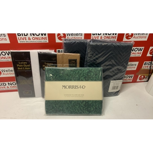 1034 - ASSORTED PILLOWCASES & CUSHION COVERS