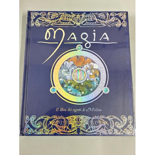 182 - Wizardology: The Book of the Secrets of Merlin, Italian edition, new and sealed, hardback / AN11