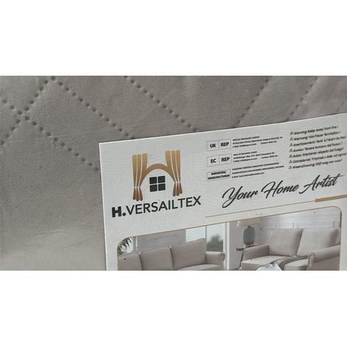 9064 - H.VERSAILTEX QUILTED SOFA COVERS 4 SEATER, 100% WATERPROOF SOFA SLIPCOVERS WITH POCKETS, EXTRA LARGE... 