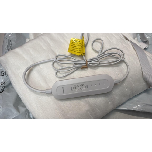 9076 - SILENTNIGHT COMFORT CONTROL ELECTRIC BLANKET SINGLE BED - HEATED UNDERBLANKET WITH 4 HEAT SETTINGS -... 