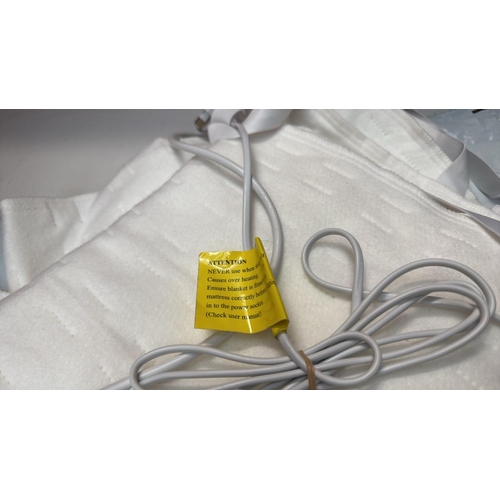 9076 - SILENTNIGHT COMFORT CONTROL ELECTRIC BLANKET SINGLE BED - HEATED UNDERBLANKET WITH 4 HEAT SETTINGS -... 