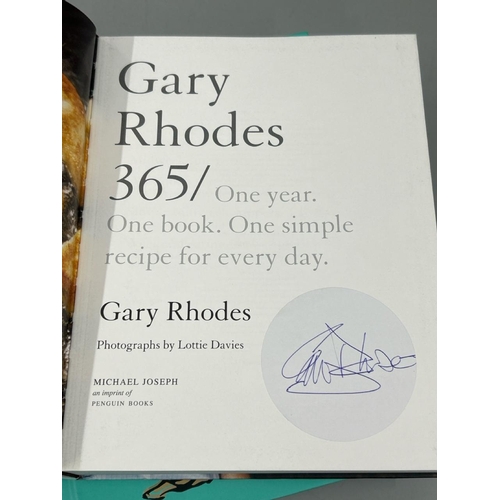 173 - Two hardback cookbooks including Gary Rhodes 365, signed edition and Fortnum & Mason The Cook Book b... 