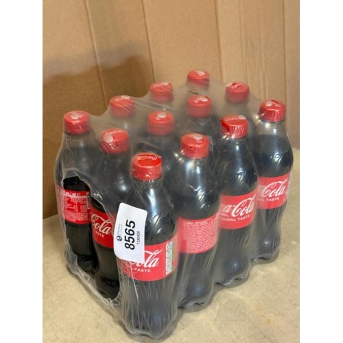 8565 - X12 COCA COLA BOTTLES, 500ML