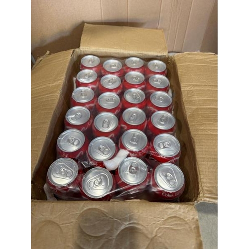 8572 - X24 COCA COLA CANS, 330ML