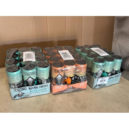 8575 - X36 TENZING CANS INC. PEACH & HONEY MELON AND APPLE & SEABERRY