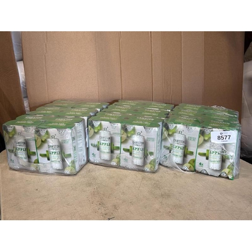 8577 - X72 CAWSTON PRESS APPLE CANS, 330ML