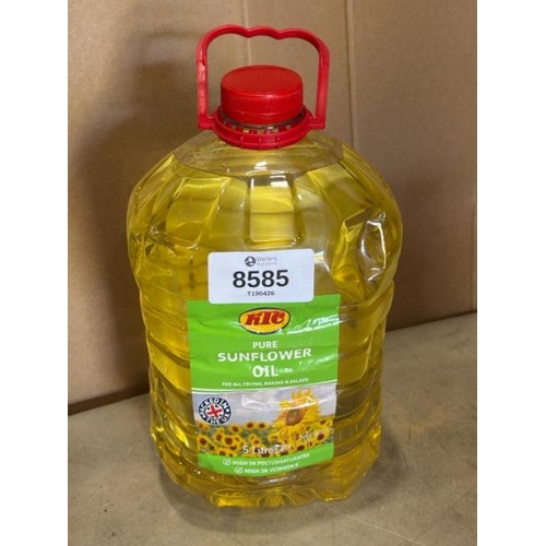 8585 - KTC PURE SUNFLOWER OIL, 5L