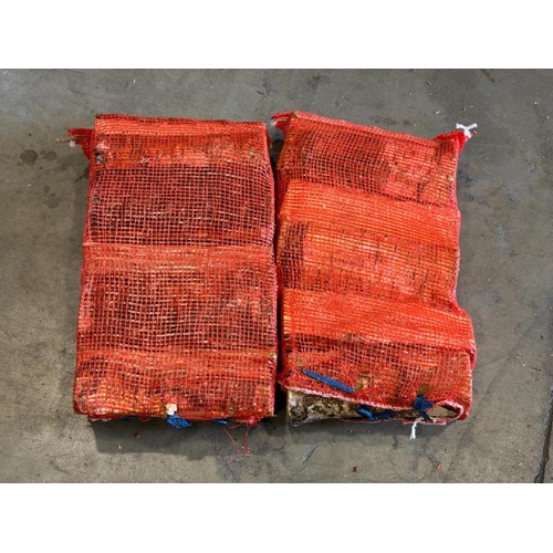 8595 - X2 BAGS OF FIRE WOOD