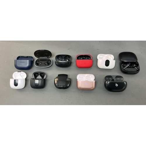 9599 - X11 INC. CHARGING CASE WITH SINGLE EARBUDS (X5), EMPTY CHARGING CASE (X6)