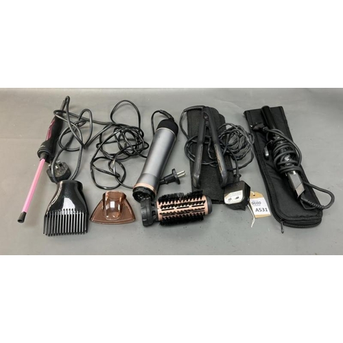 9600 - X4 INC. CLOUD NINE HAIR STRAIGHTERNERT C9-L1.2, REMINGTON KERTATIN PROTECTOR HAIR DRYER + ACCESSORIE... 