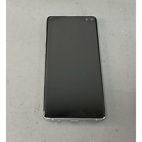 9619 - X1SAMSUNG GALAXY S10+ DUAL/ SM-G975F/ PRISM BLACK/ 128GB/ GOOGLE LOCKED/ IMEI: 356261105723611