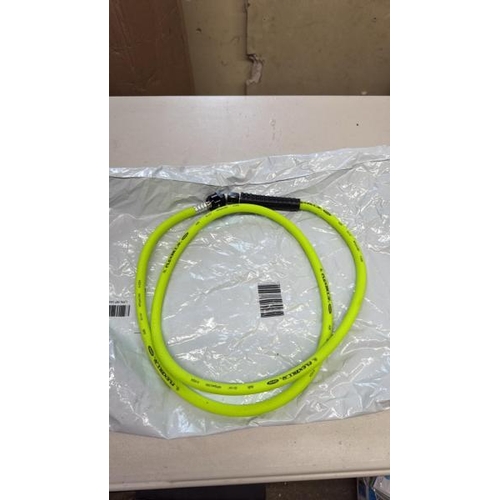 9024 - FLEXZILLA BALL SWIVEL WHIP AIR HOSE, 1/4 IN. X 4 FT. (1/4 IN. MNPT BALL SWIVEL X 1/4 IN. FNPT ENDS),... 