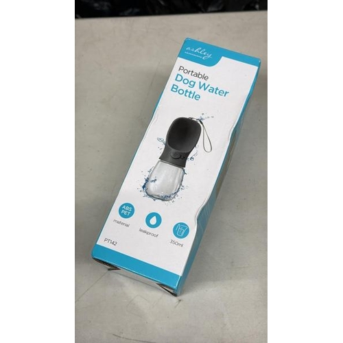 9042 - G4GADGET PORTABLE DOG WATER BOTTLE 350ML, LEAK-PROOF PET WATER DISPENSER FOR TRAVEL, FOOD GRADE ABS,... 