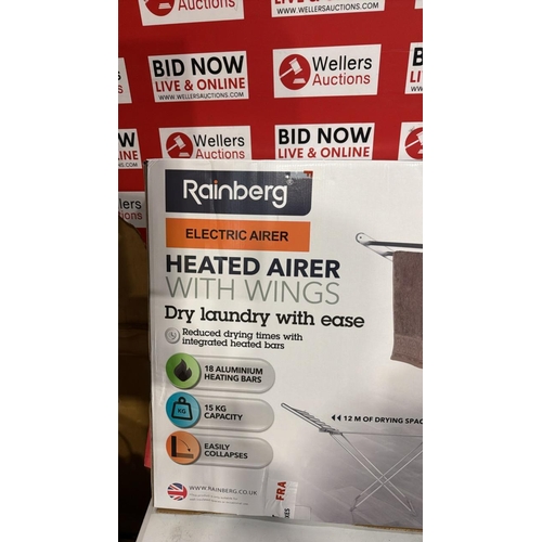 3261 - RAINBERG HEATED AIRER WITH WINGS ELECTRIC AIRER