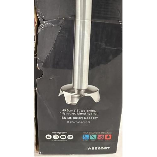 3271 - WARING 45.5 STAINLESS STEEL SHAFT BLENDER WSB65ST