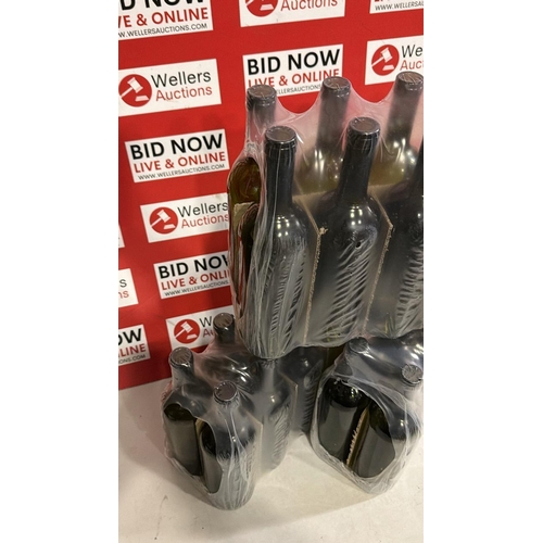 3281 - 24X EMPTY BORDEAUX STYLE WINE BOTTLES