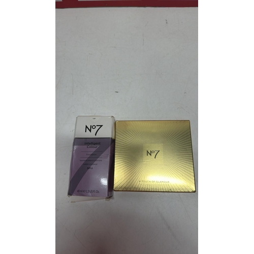 3260 - NEW NO 7 INTELLIGENT COLOUR FOUNCATION AND A TOUCH OF GLAMOUR FACE AND EYE PALLETTE