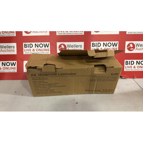 3276 - BRAND NEW A4 HOT & COLD LAMINATOR MODEL SL200