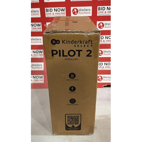 3289 - KINDERKRAFT SELECT PILOT 2 STROLLER BRAND NEW IN BOX IN PLATINUM GREY KSPILO02GRY0000 RRP £169