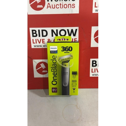 3290 - PHILIPS ONE BLADE 360 BLADE TRIM, EDGE AND SHAVE