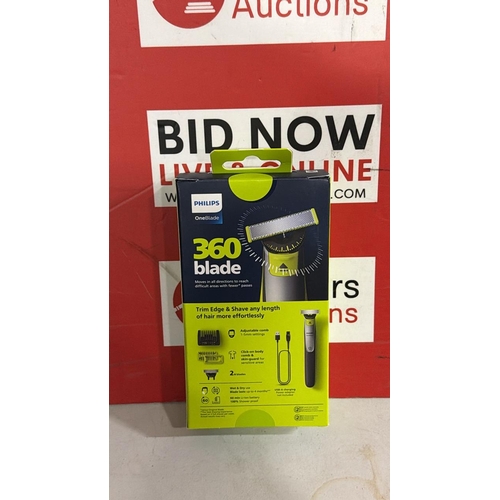 3290 - PHILIPS ONE BLADE 360 BLADE TRIM, EDGE AND SHAVE