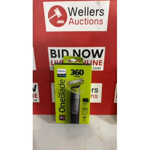 3291 - PHILIPS ONE BLADE 360 BLADE TRIM, EDGE AND SHAVE