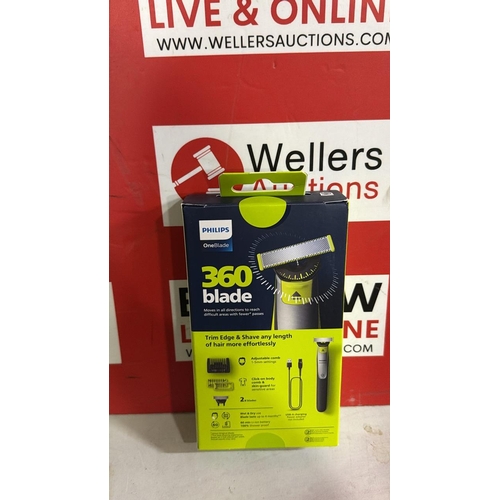 3292 - PHILIPS ONE BLADE 360 BLADE TRIM, EDGE AND SHAVE
