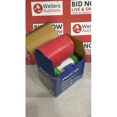 3297 - PHYSIQUE RESISTANCE EXERCISE BANDS RED & GREEN