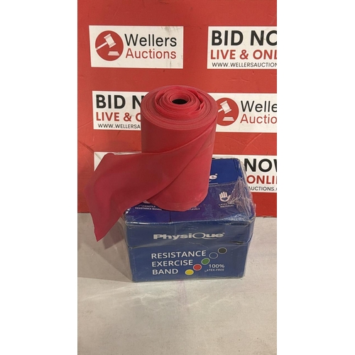 3297 - PHYSIQUE RESISTANCE EXERCISE BANDS RED & GREEN