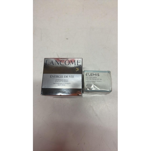 3361 - NEW LANCOME ENERGIE DE VIE AND ELEMIS PRO COLLAGEN MARINE CREAM SPF 30