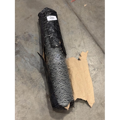 3405 - ROLL OF GALVANISED CHICKEN WIRE