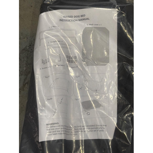 3417 - NEW RAISED DOG BED