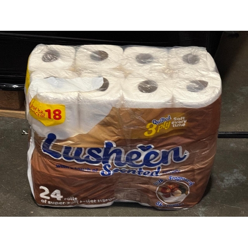 3491 - X24 LUSHEEN TOILET ROLLS