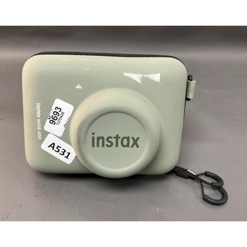9693 - X1 FUFJIFILM INSTAX WIDE 400/ SAGE GREEN/ LENS 95MM INC. GREEN CASE
