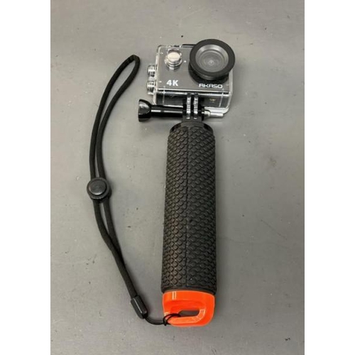 9694 - X1 ACTION CAMERA AKASO / MODEL: EK7000/ 4K + TRIPOD