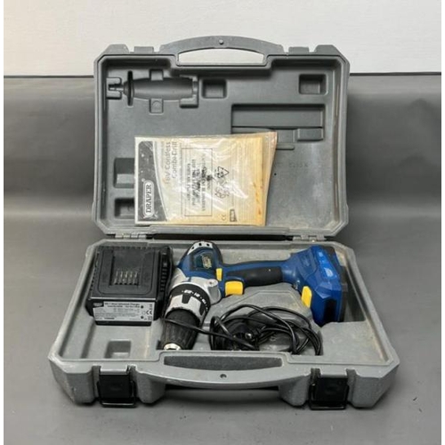 9713 - X1 DRAPER EXPERT 18V CORDLESS COMBI-DRILL INC. CASE