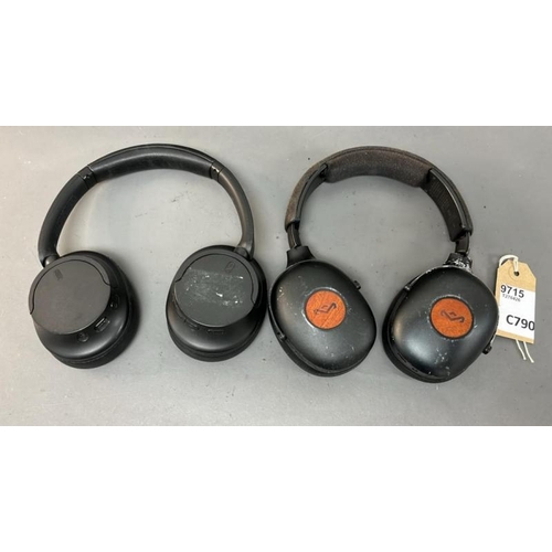 9715 - X2 HEADPHONES INC. MARLEY POSITIVE VIBRATION, JBL