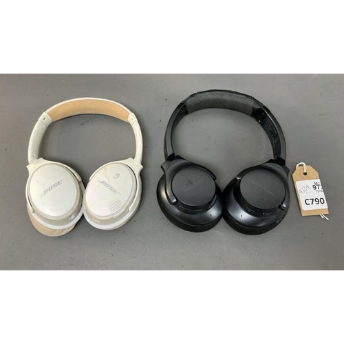 9721 - X2 HEADPHONES INC. SOUNDCORELIFE Q20 (HEAD FOAM DAMAGED), BOSE SOUNDLINK AROUND EAR II (FOAM DAMAGED... 