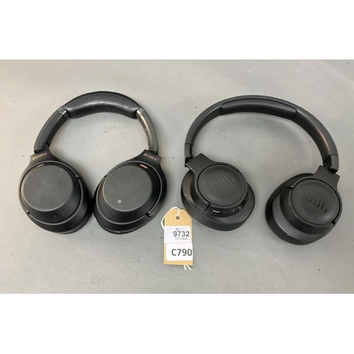 9732 - X2 HEAPHONES INC. JBLTUNE710BT, SONY WH-1000XM3
