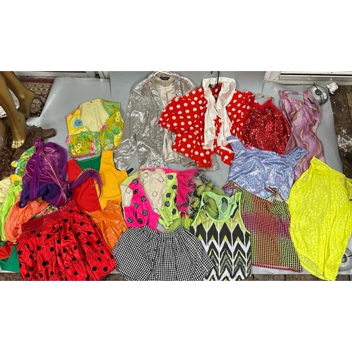 9002 - Selection of stage worn skirts, jackets, tops and dresses / AN113